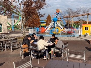 カフェでランチ