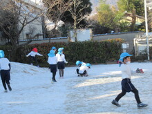 雪投げ