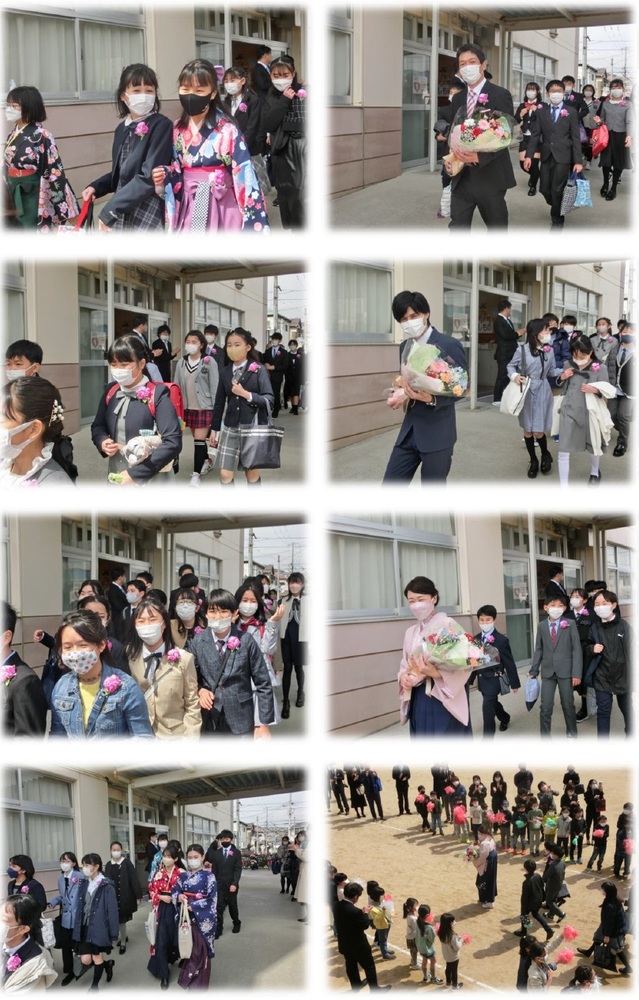 卒業式の様子