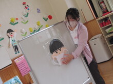 鼻が出てるよ!