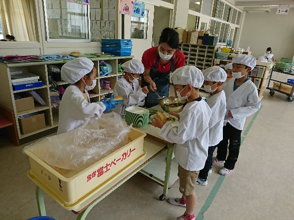 1年生の給食