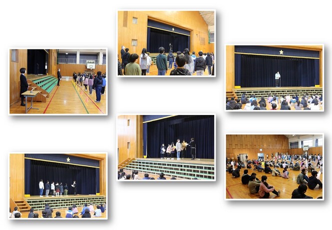 2学期終業式の様子