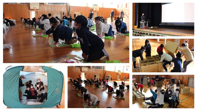 4年防災学習の様子