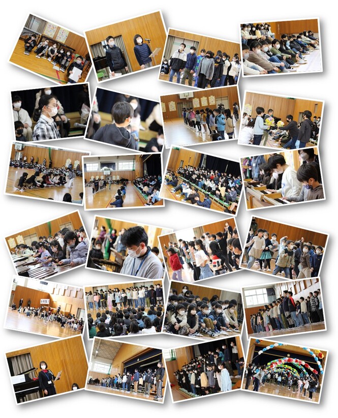 「6年生を送る会」の様子