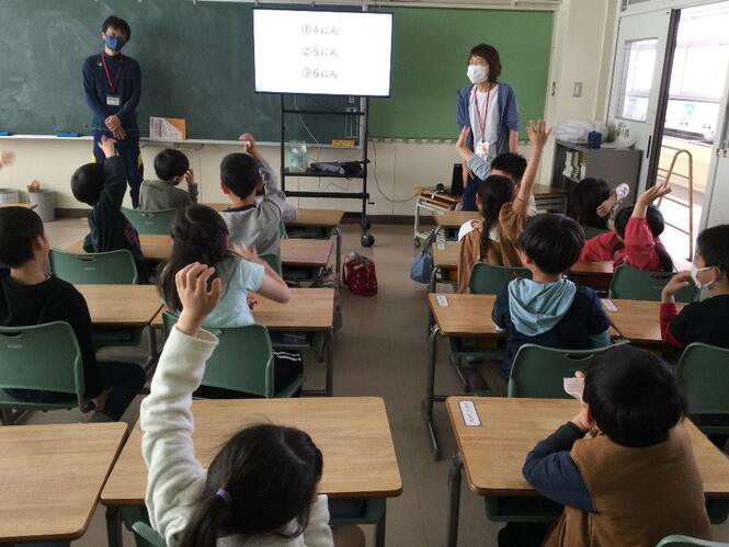 1年給食指導