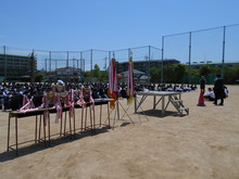 優勝カップの写真