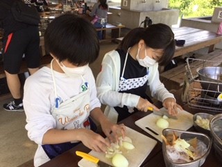 野外炊飯