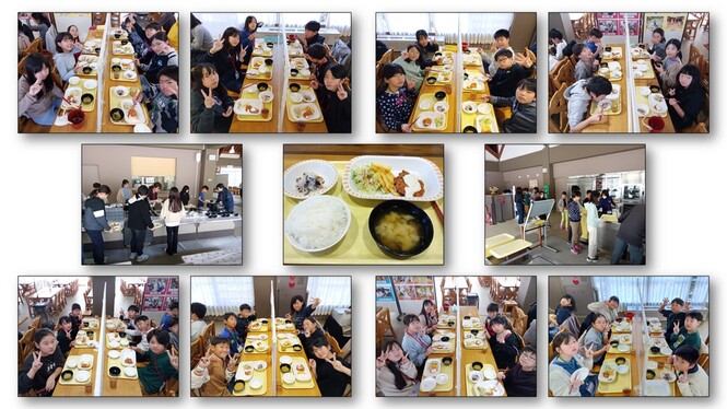 4日目の昼食の様子