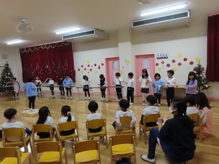 なかよし会に参加している子どもたちの写真