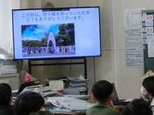 平和学習報告会の様子1