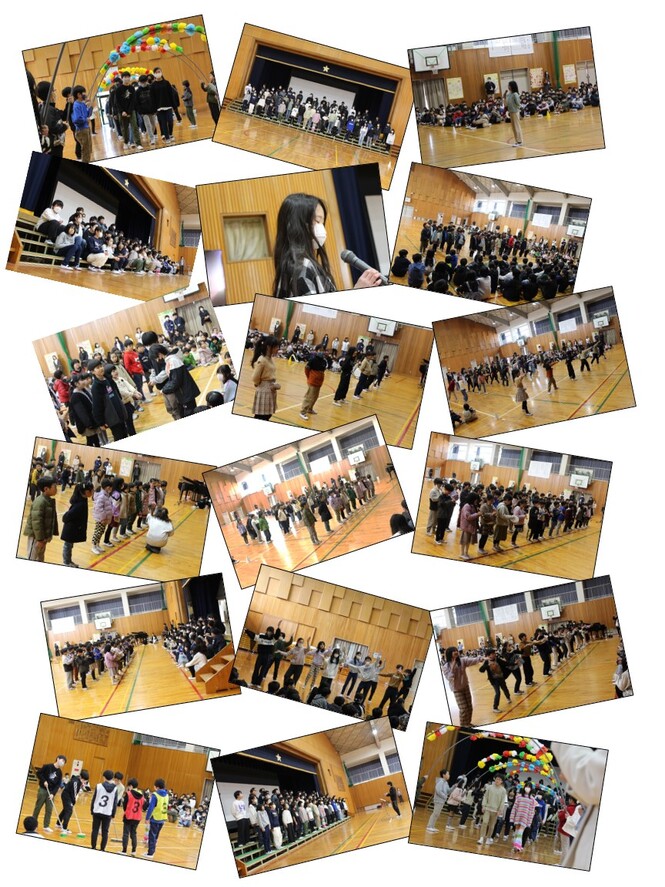 「6年生を送る会」の様子