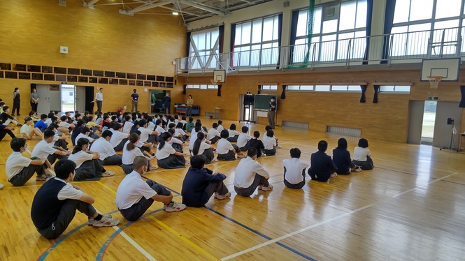 避難訓練の様子