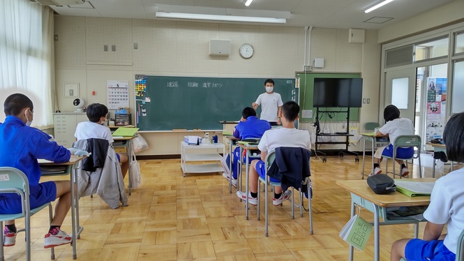 進路学習の様子