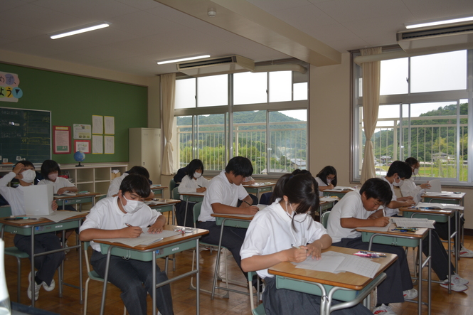テストの様子