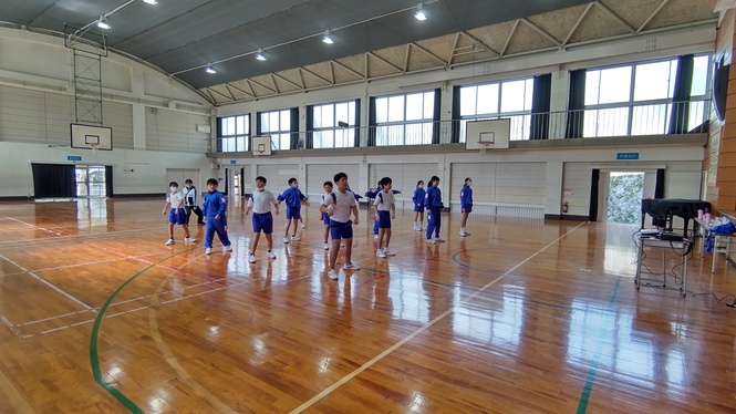 ストレッチの様子2
