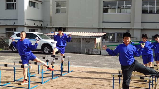 陸上部の様子1