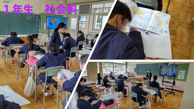 参観1年生の様子