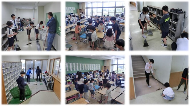掃除の様子