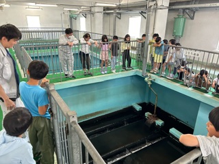浄水場見学