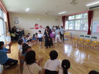 誕生会の写真
