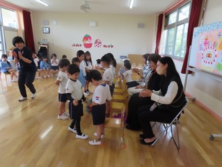 誕生会の写真