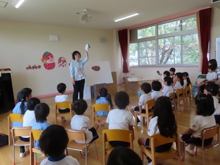 誕生会の写真