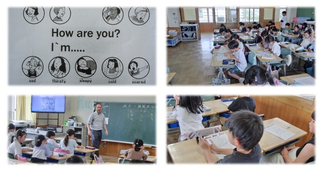 外国語活動の様子