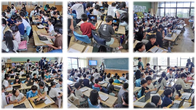 タブレット開きの様子