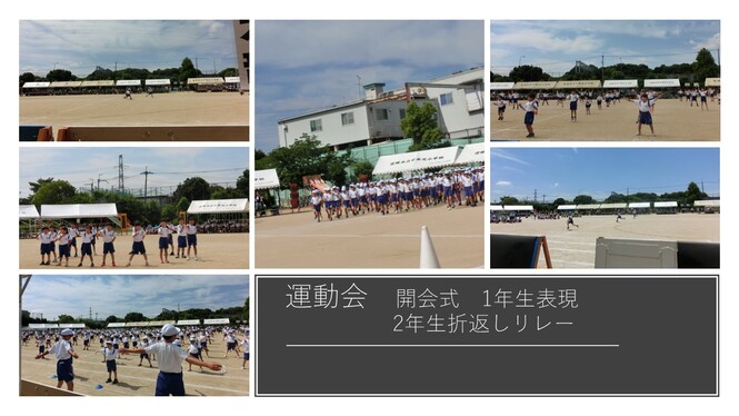 運動会の様子