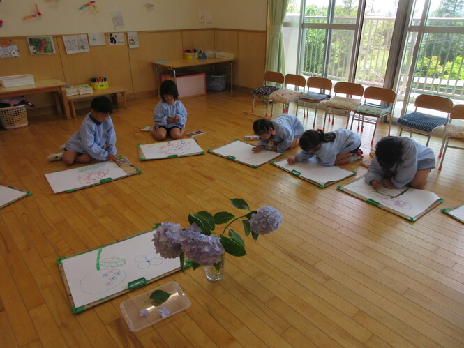 あじさいのえ1
