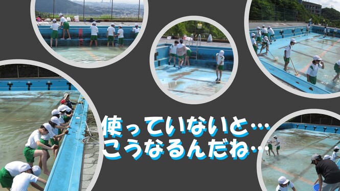 プール清掃