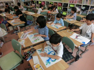 図工　末広小学校