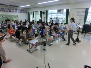 音楽授業研　末広小学校