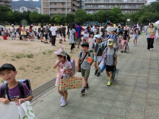 一斉下校