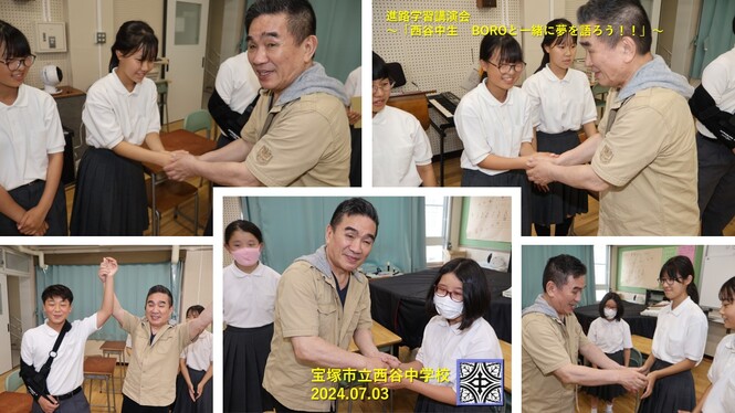 吹奏楽部を訪問