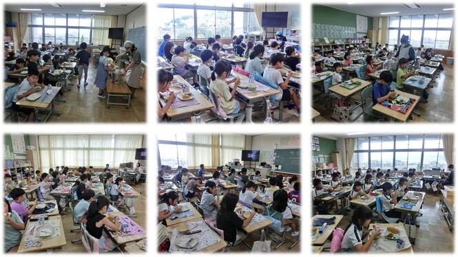 給食の様子