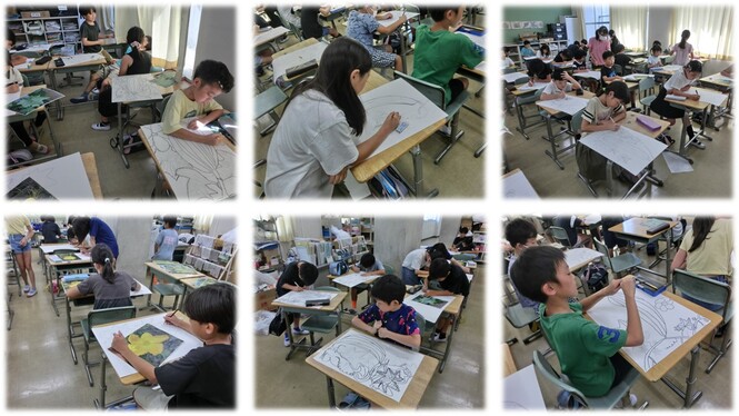 図工の学習の様子