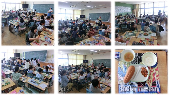 給食の様子