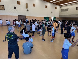 5年生　自然学校　2日目　コミュニケーション実習