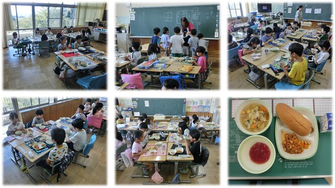 給食の様子