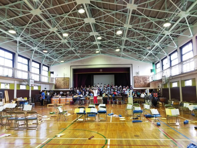 4年生　音楽会の練習