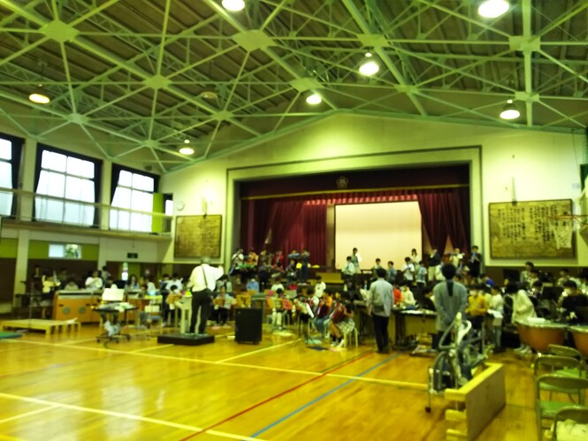5年生音楽会の練習