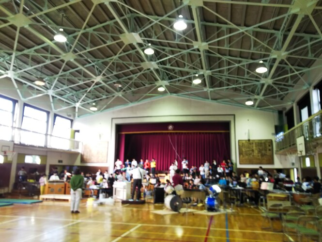 音楽会　5年生の練習