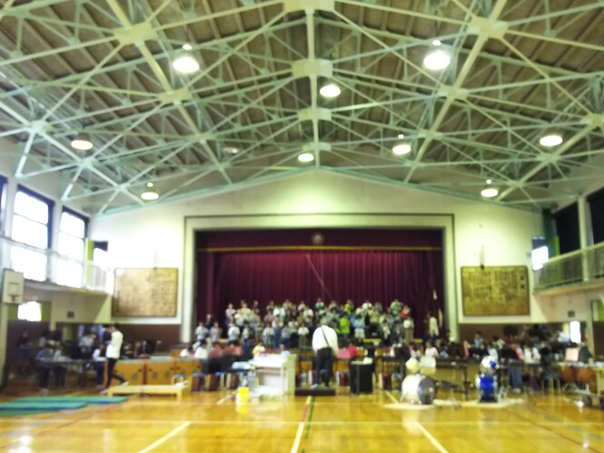 5年生　音楽会練習の様子