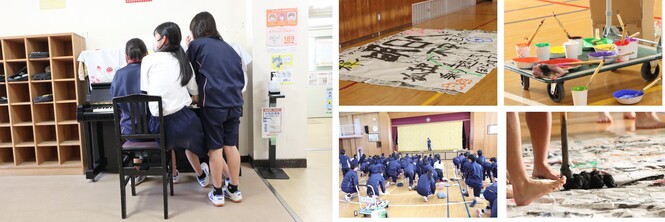 書道パフォーマンス
