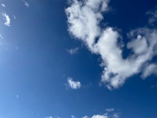 青い空
