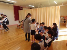 誕生会の写真