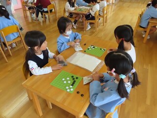 囲碁遊びの写真