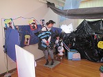 空を飛ぶ練習です。
