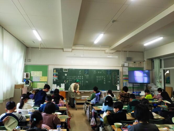 2年生 防災給食